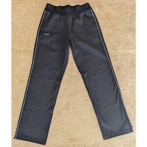Under Armour Pants Mens Medium Black Loose Sweatpants Active Athletic Zip